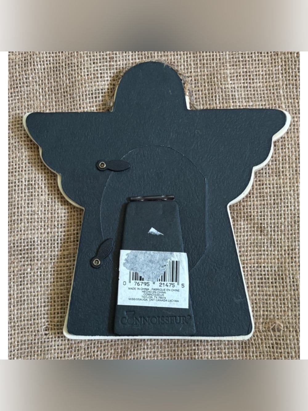 Connoisseur Angel Picture Frame Small Photo Holder Rustic Cottagecore Farmhouse - Picture 3 of 6